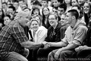 Teen Mental Health Speaker and Counselor counsels high school students on mental health and life.