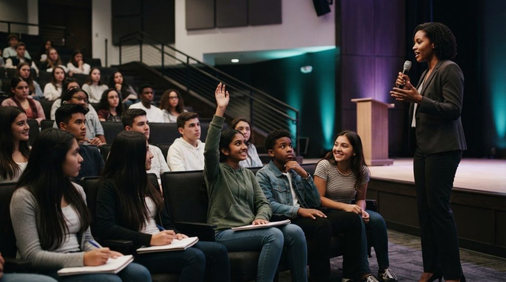 Youth Leadership Development Speaker: Turn Inspiration Into Student Action